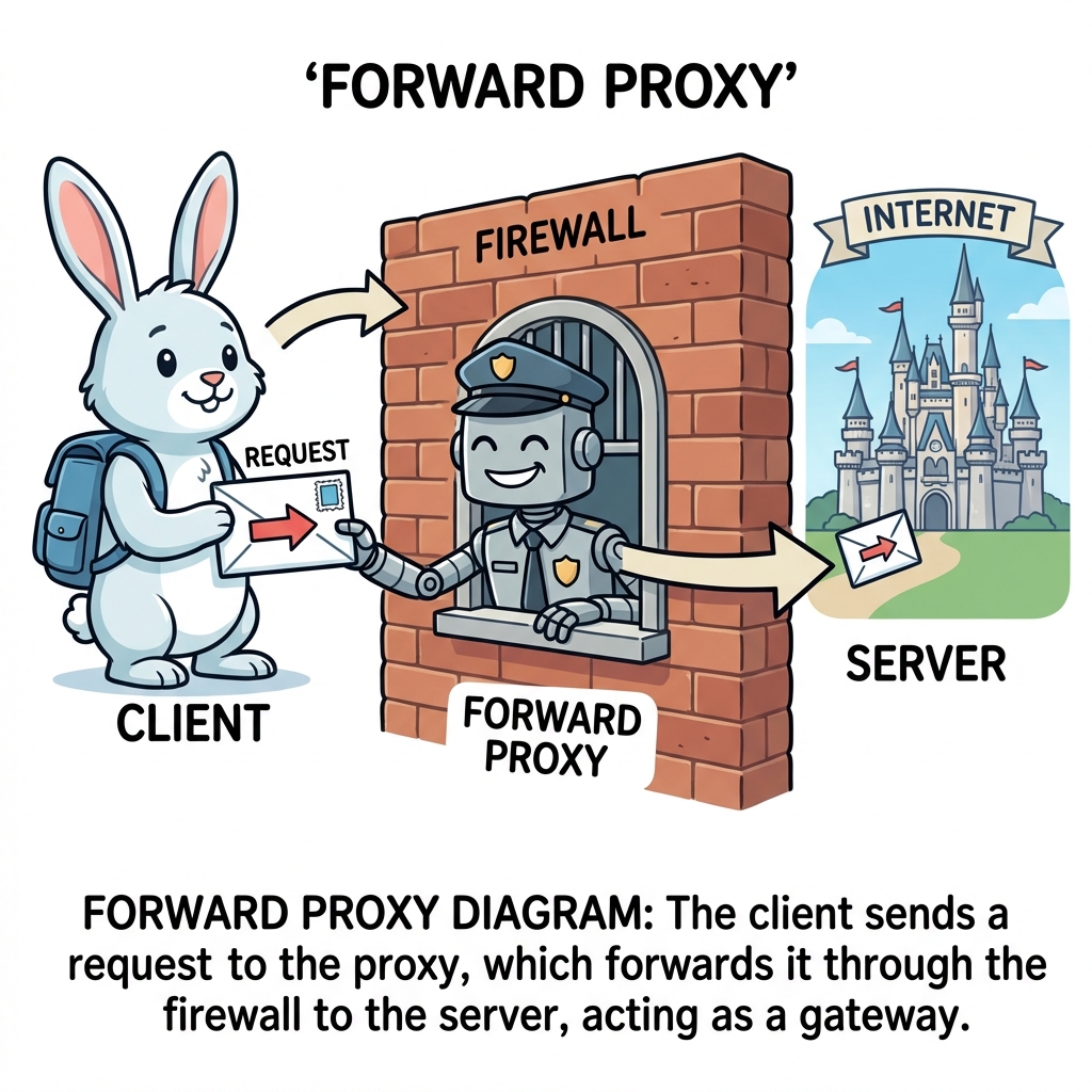 正向代理示意图